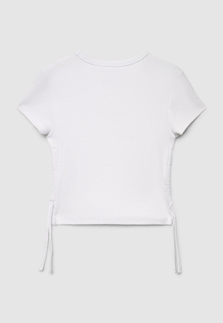 Women's Ribbed Shell Graphic Tee