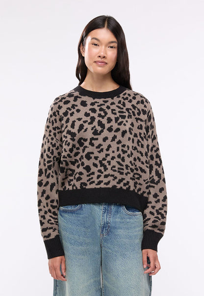 Women's Wide-leg Animalier Sweater