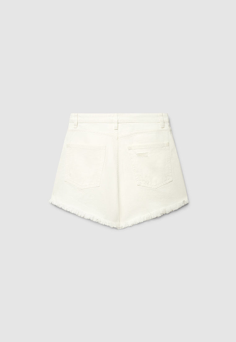 Women's Ripped Denim Shorts