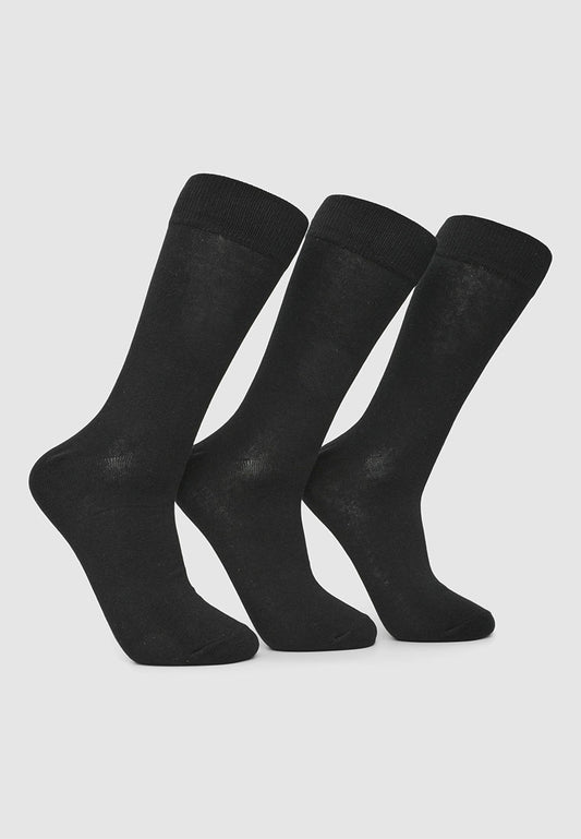 Men's Pack of 3 plain-coloured socks