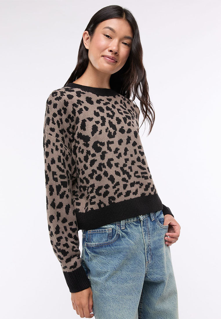 Women's Wide-leg Animalier Sweater