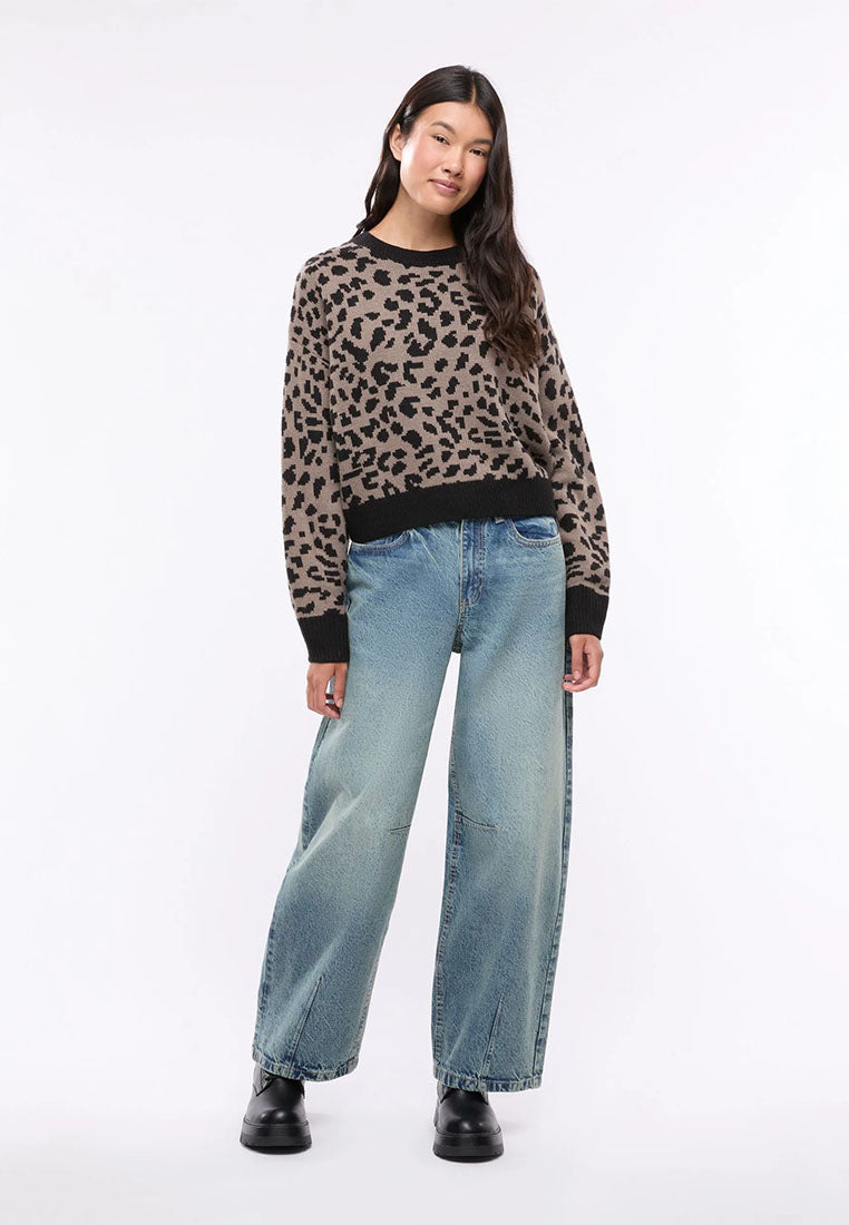 Women's Wide-leg Animalier Sweater