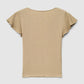 Women's V-Neck Flutter-Sleeve Top