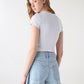 Women's Ribbed Shell Graphic Tee