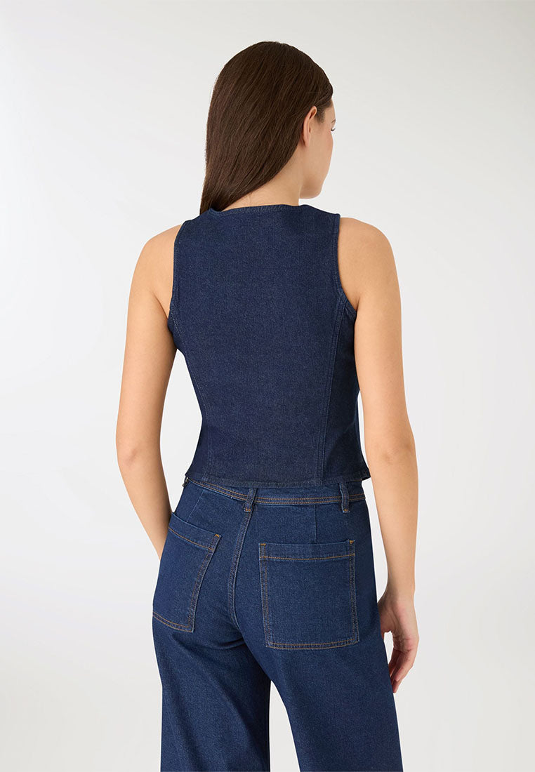 Women's Heritage Denim Waistcoat