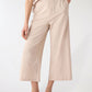 Women's Linen-look Crop Trousers