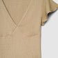 Women's V-Neck Flutter-Sleeve Top