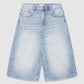 Women's Knee-Length Wide Five Pocket Shorts