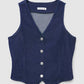 Women's Heritage Denim Waistcoat