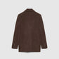 Women's Double-breasted ribbed jacket