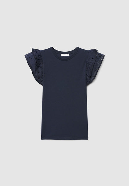 Women's Ruffle-trimmed Sleeves