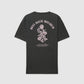 Men's Pink Gothic Rose Print Streetwear Shirt