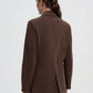 Women's Double-breasted ribbed jacket