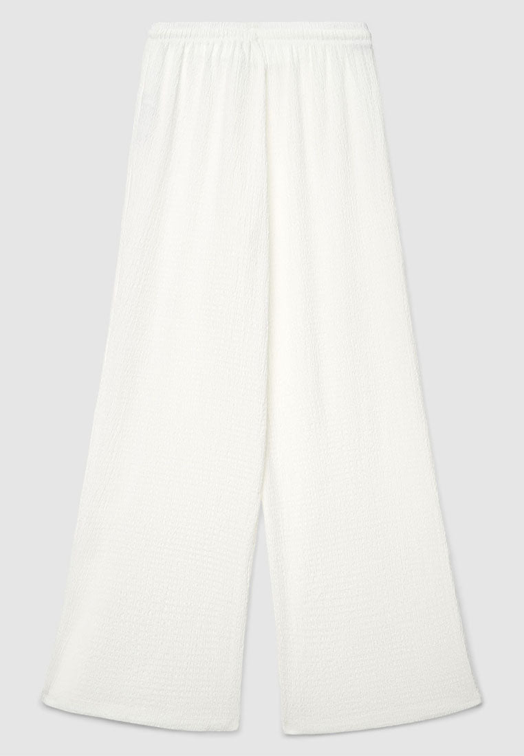 Women's Crinkle Maxi wide Leg Trousers