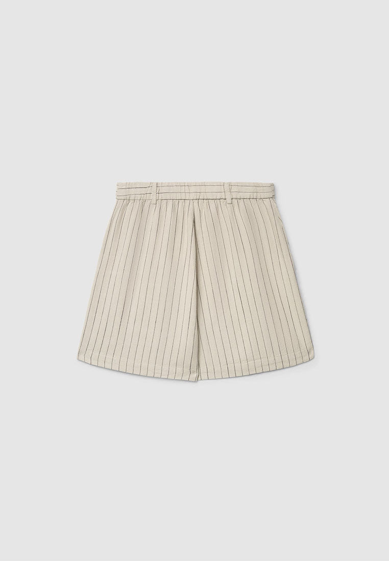 Women's Striped Bermuda Shorts