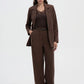 Women's Double-breasted ribbed jacket