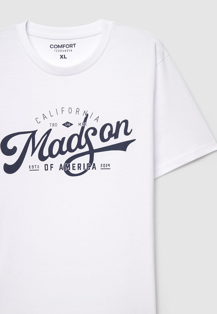 Men's California Madison Varsity Script Tee