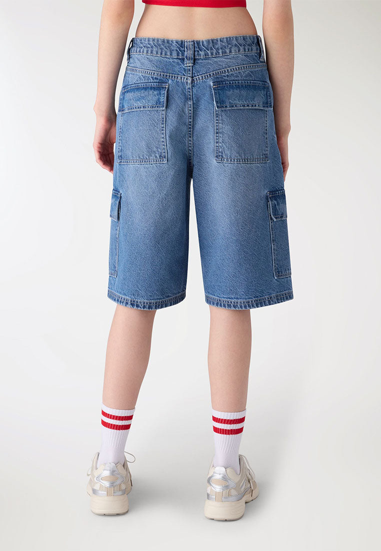 Women's Large Pockets Cargo Shorts