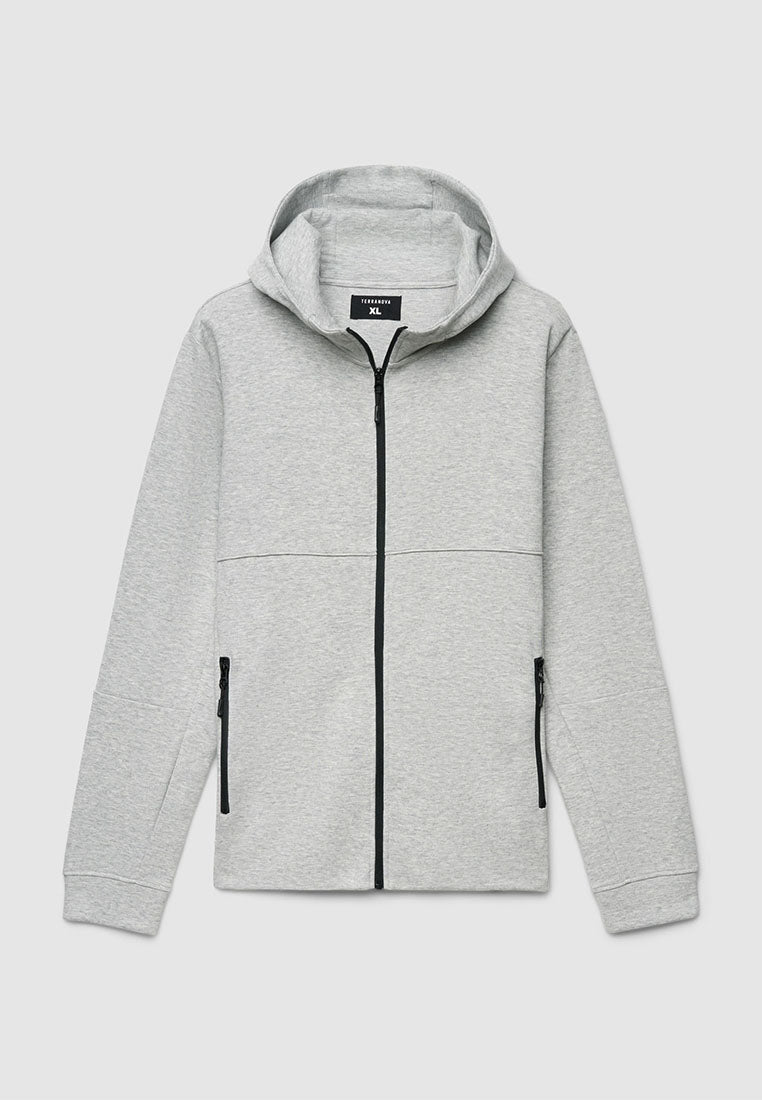 Technical Zip-Up Hoodie Sweatshirt