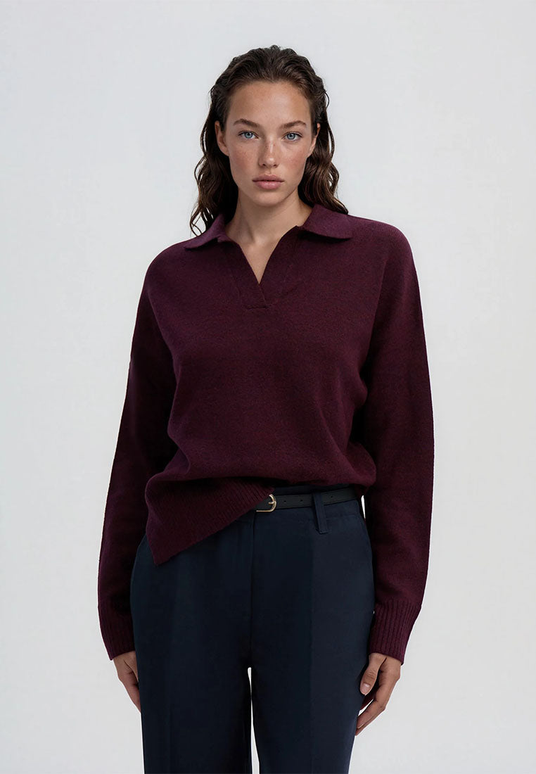Women's Polo Neck Sweater