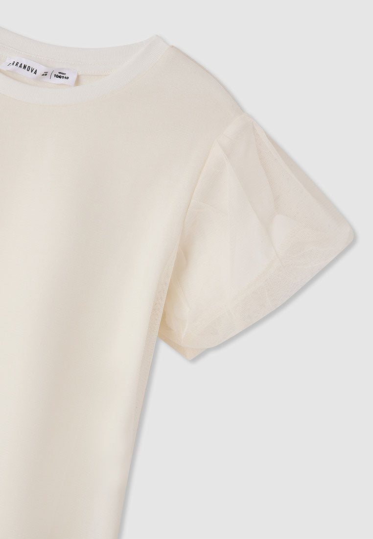 Kids Girls Short-sleeved T-shirt