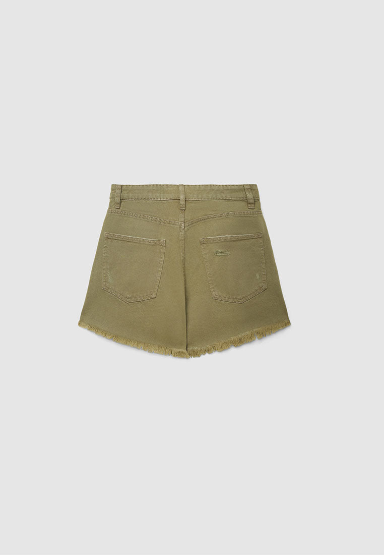 Women's Ripped Denim Shorts