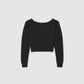 Women's V-neck Cropped Top