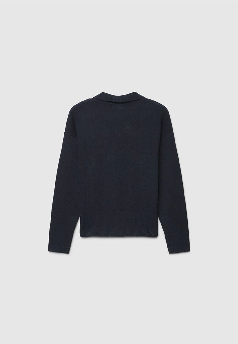 Women's Polo Neck Sweater