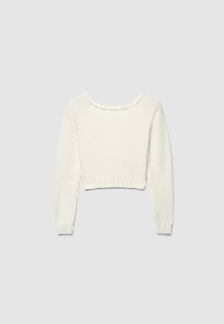 Women's V-neck Cropped Top