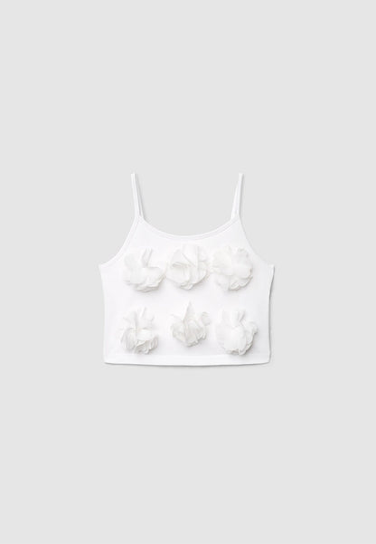 Floral Cami Crop Top for Girls