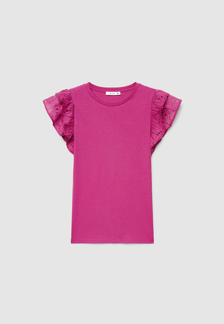 Women's Ruffle-trimmed Sleeves