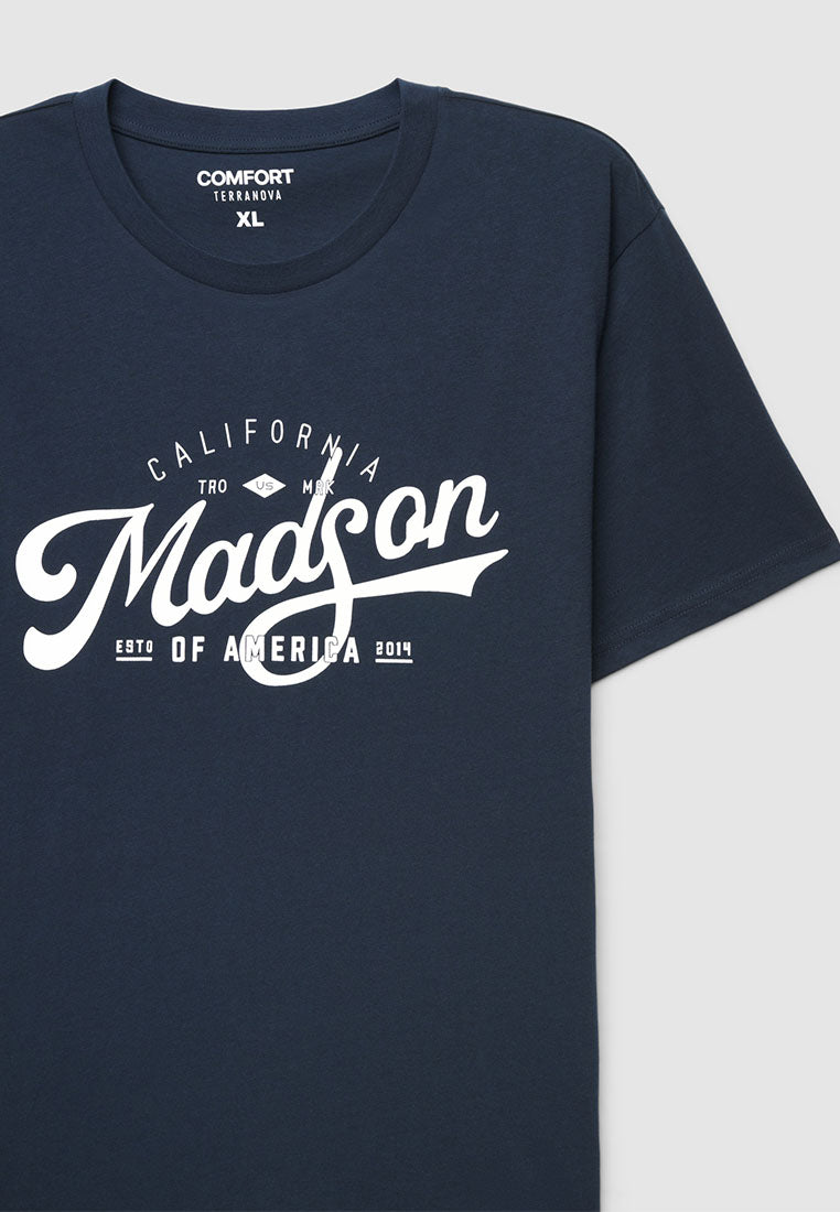 Men's California Madison Varsity Script Tee