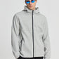 Technical Zip-Up Hoodie Sweatshirt
