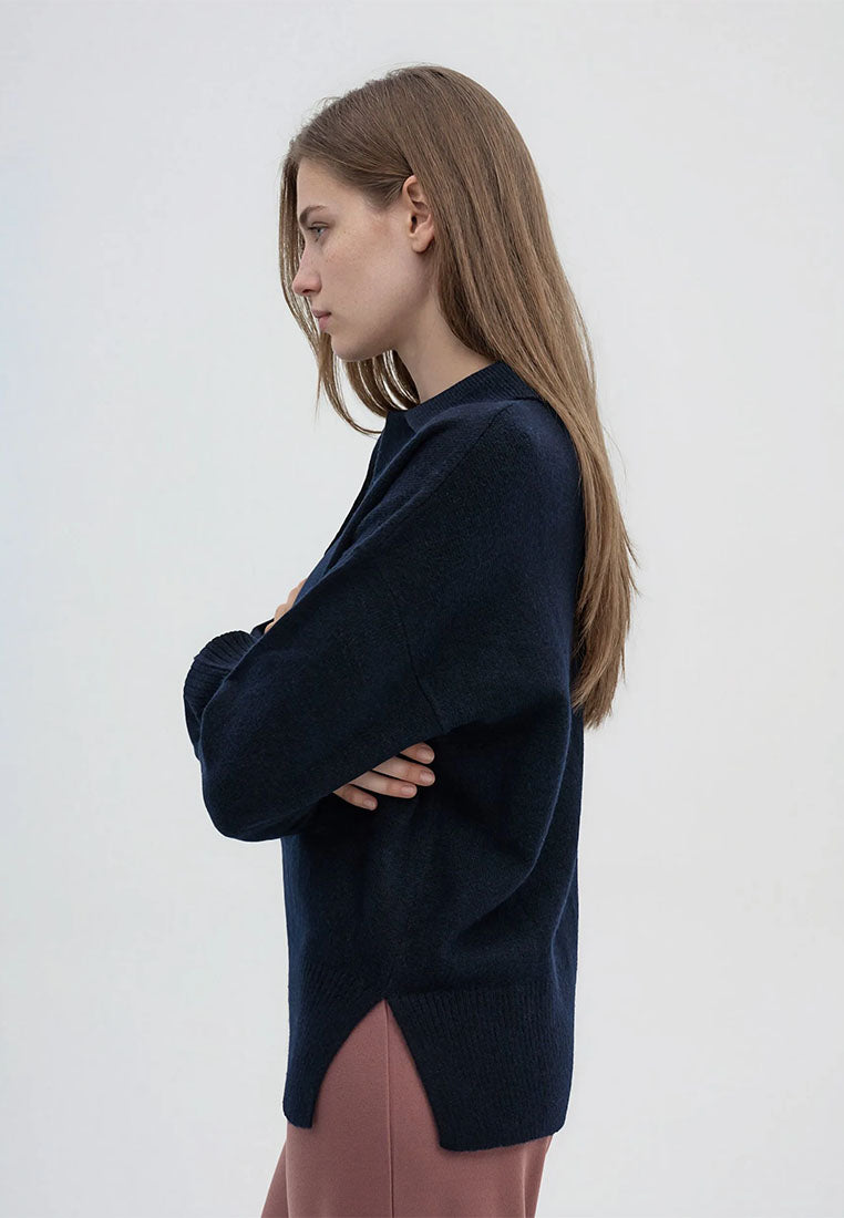 Women's Polo Neck Sweater