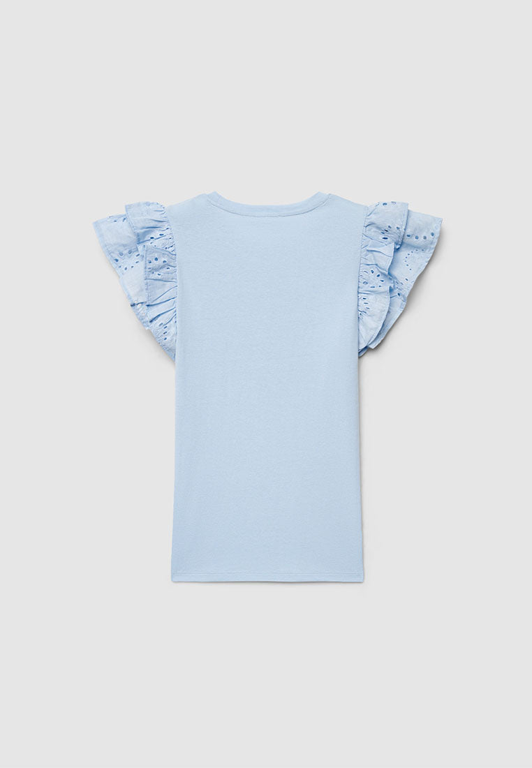 Women's Ruffle-trimmed Sleeves