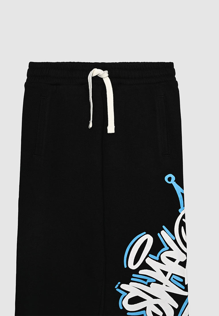 Long tracksuit trousers with graffiti print for Boys