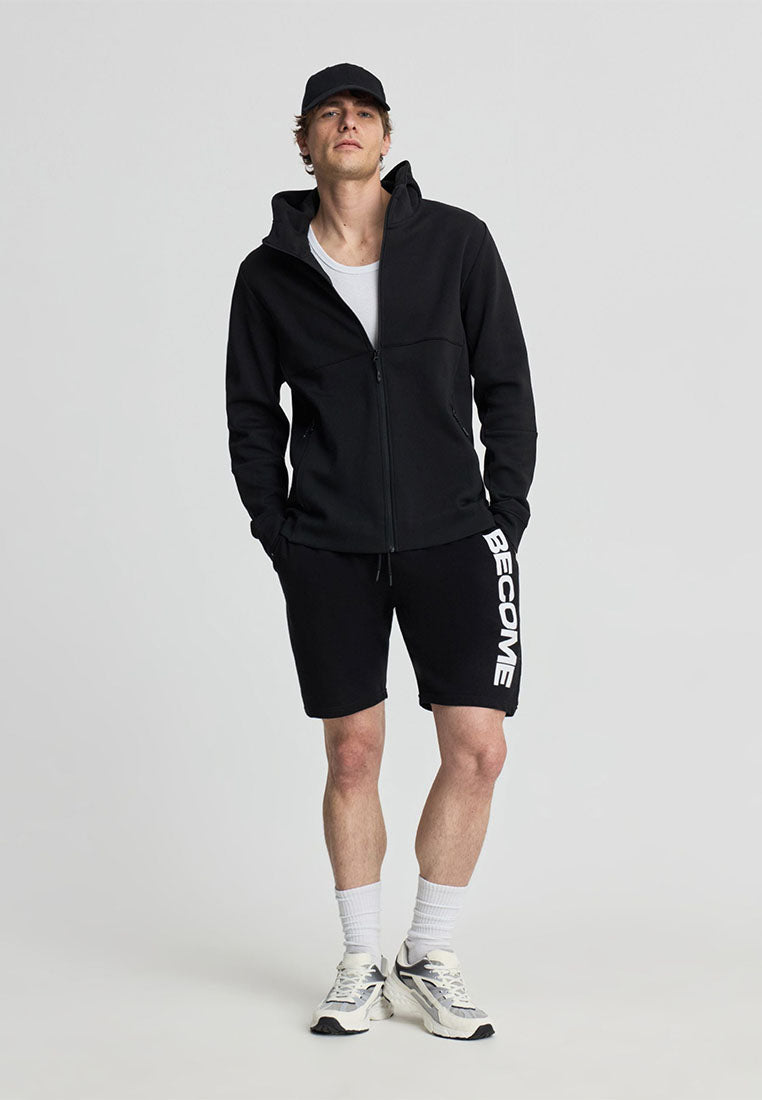 Technical Zip-Up Hoodie Sweatshirt