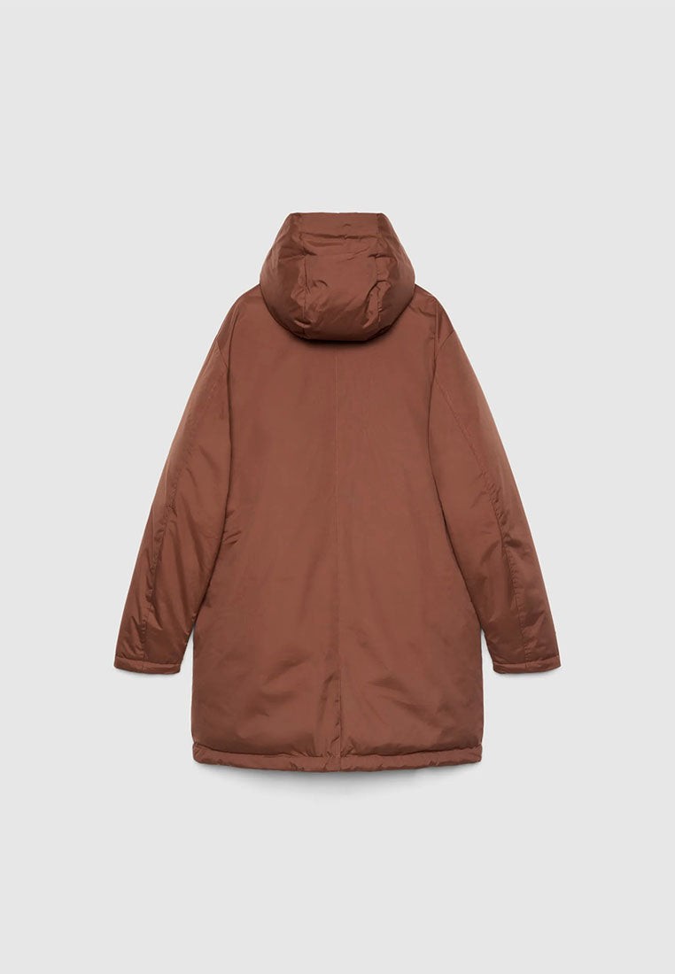 Men's Hooded Smooth-Finish Down Coat