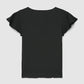 Women's V-Neck Flutter-Sleeve Top