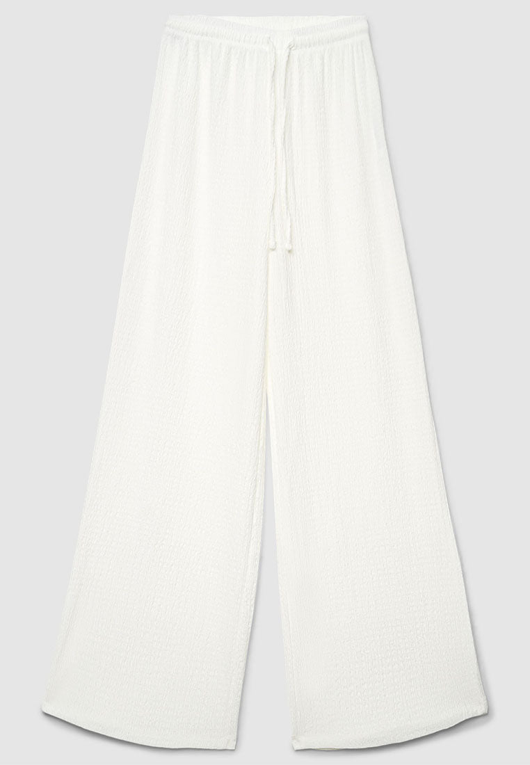 Women's Crinkle Maxi wide Leg Trousers
