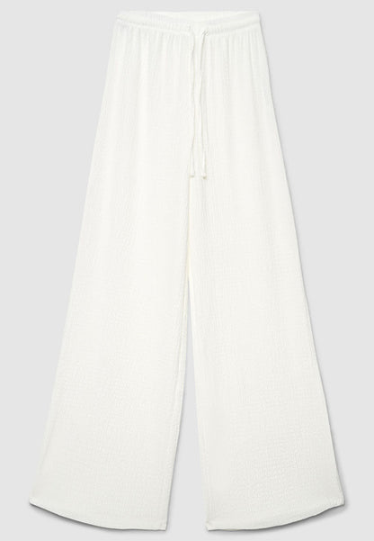 Women's Crinkle Maxi wide Leg Trousers