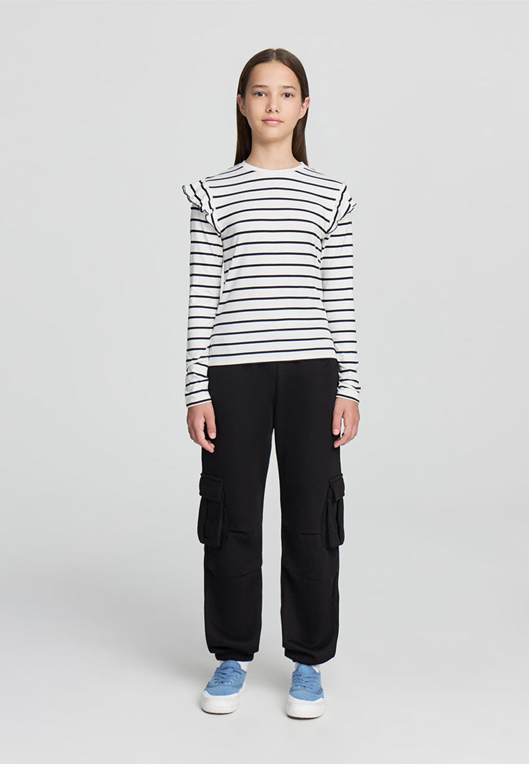 Kids Girls Long-sleeved T-shirt