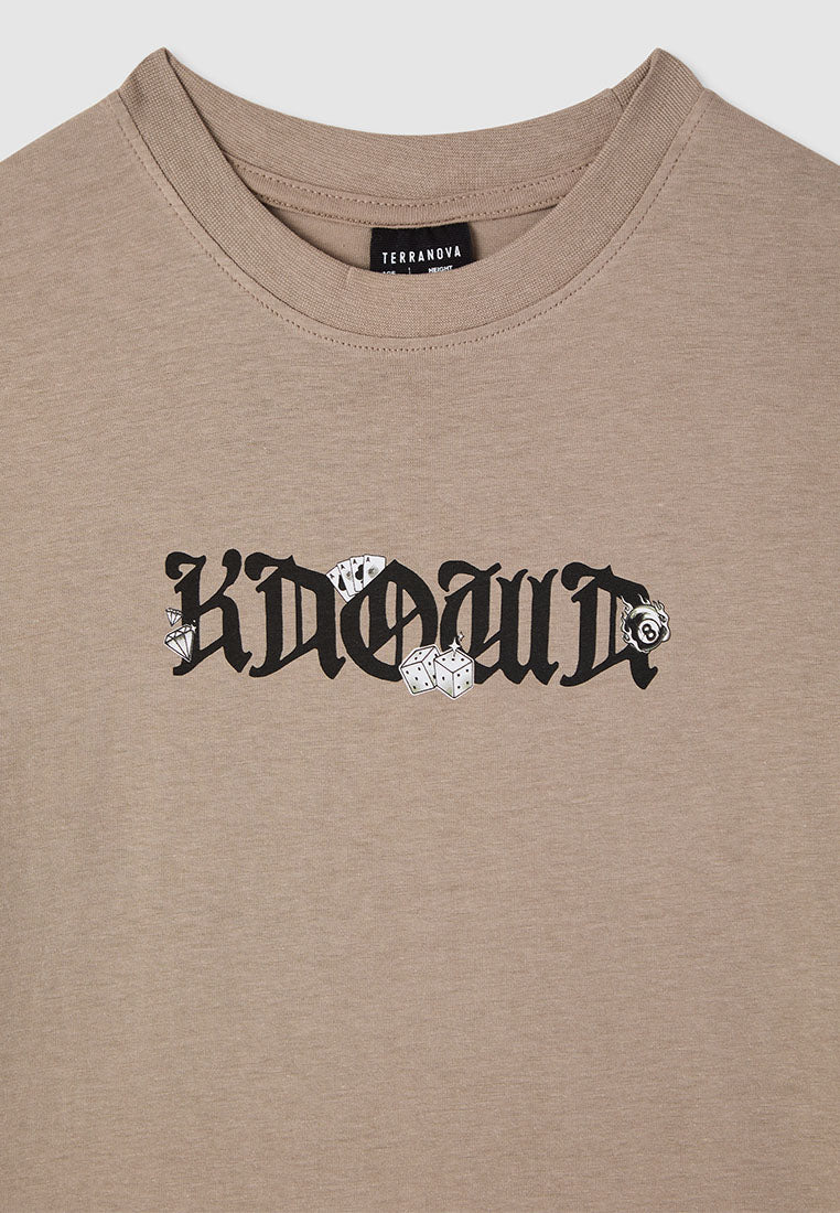 Gothic Lettering T-shirt for Boys