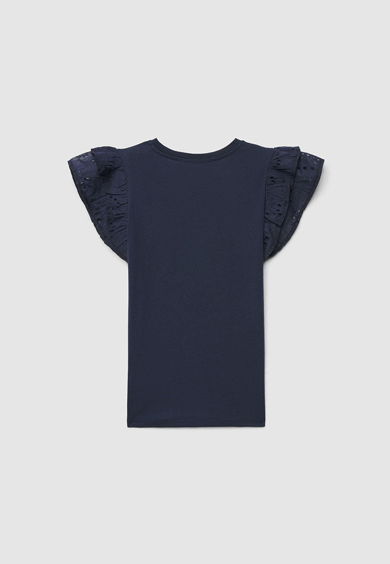 Women's Ruffle-trimmed Sleeves