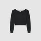 Women's V-neck Cropped Top