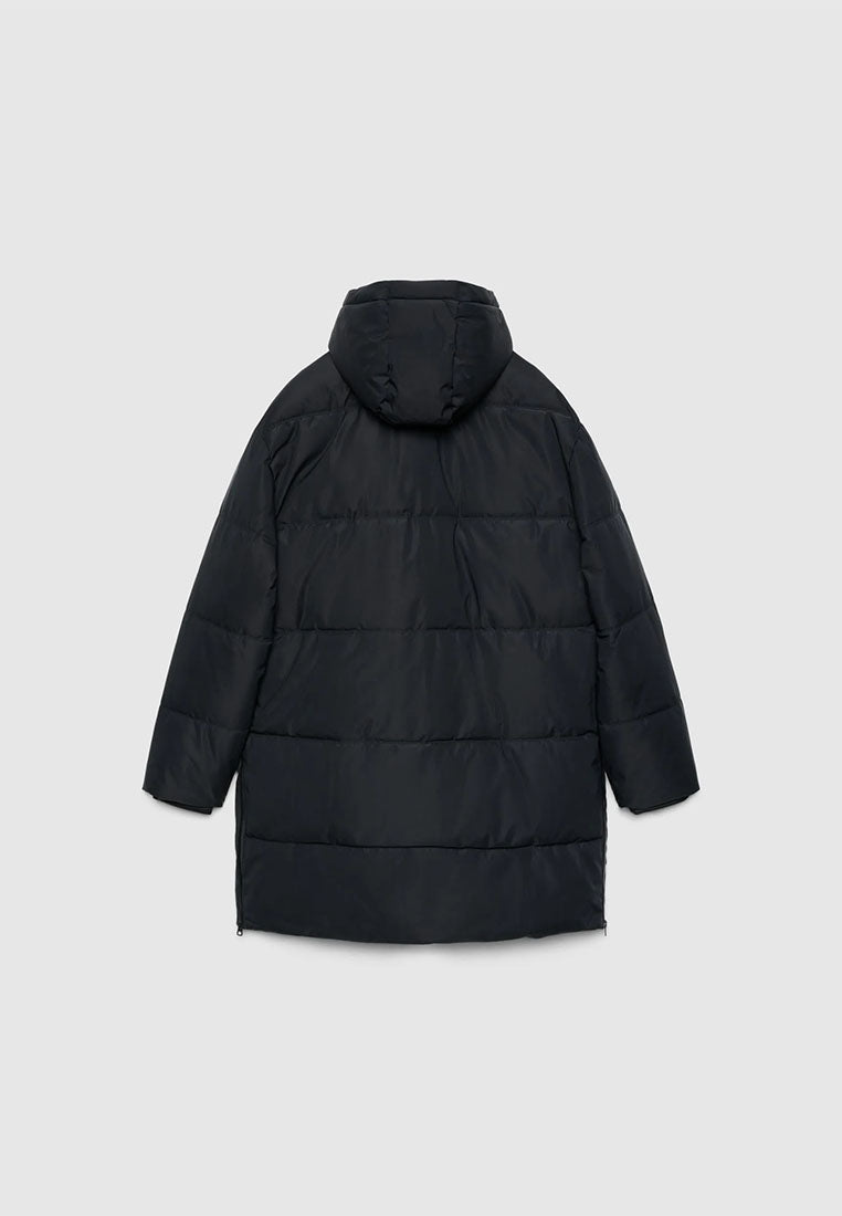 Men's Hooded Longline Puffer Parka
