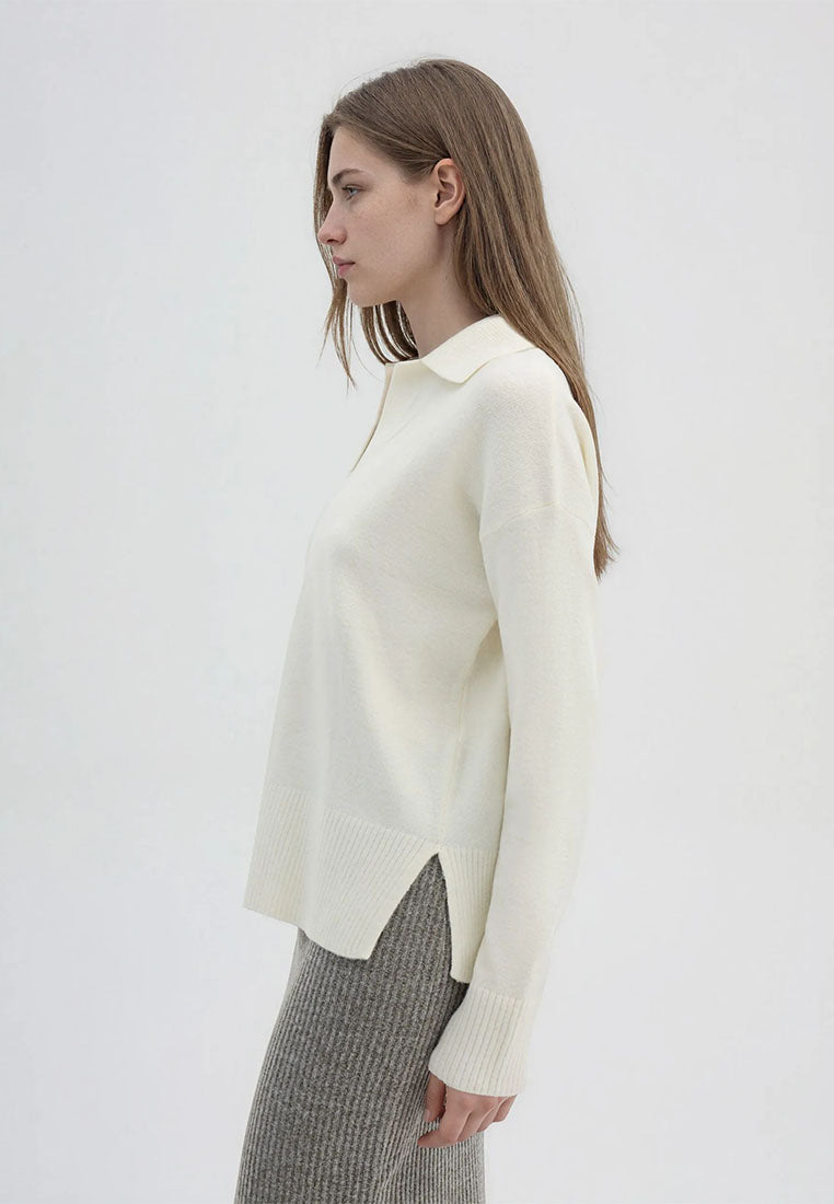 Women's Polo Neck Sweater