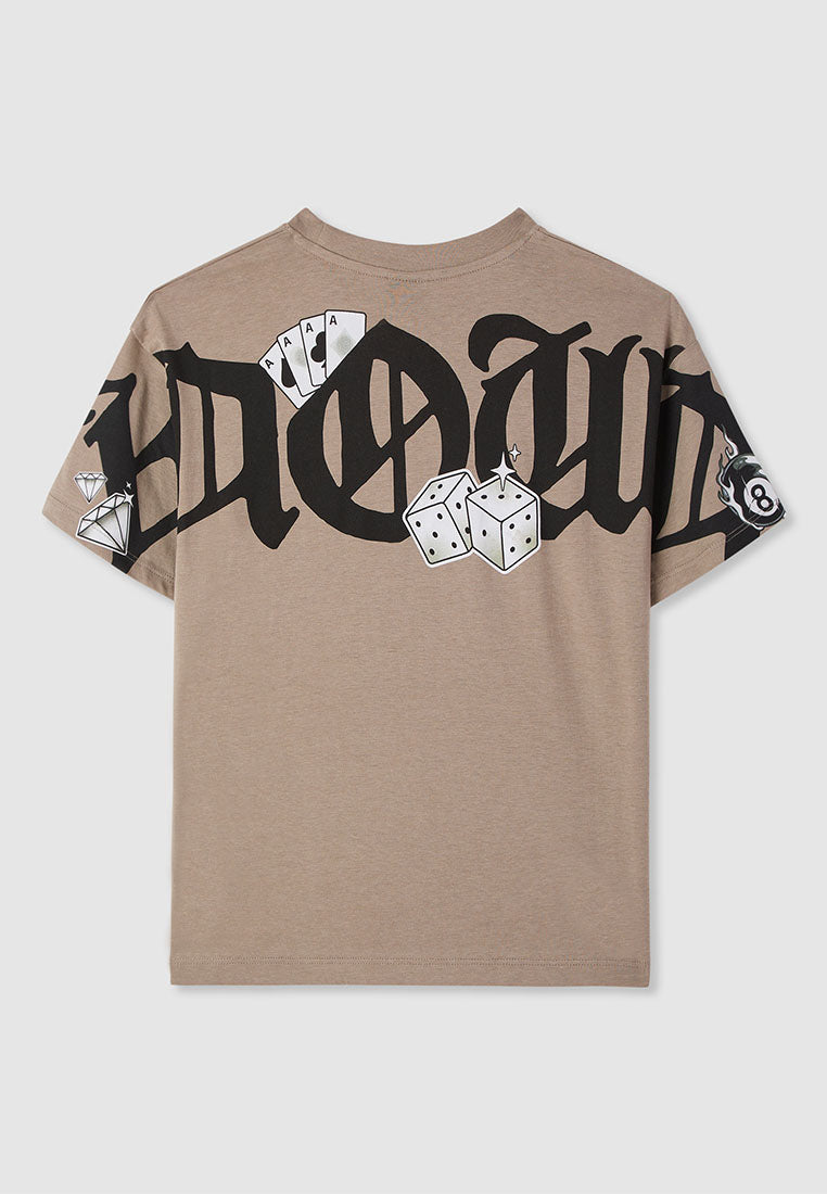 Gothic Lettering T-shirt for Boys