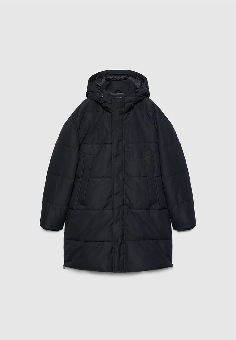 Men's Hooded Longline Puffer Parka
