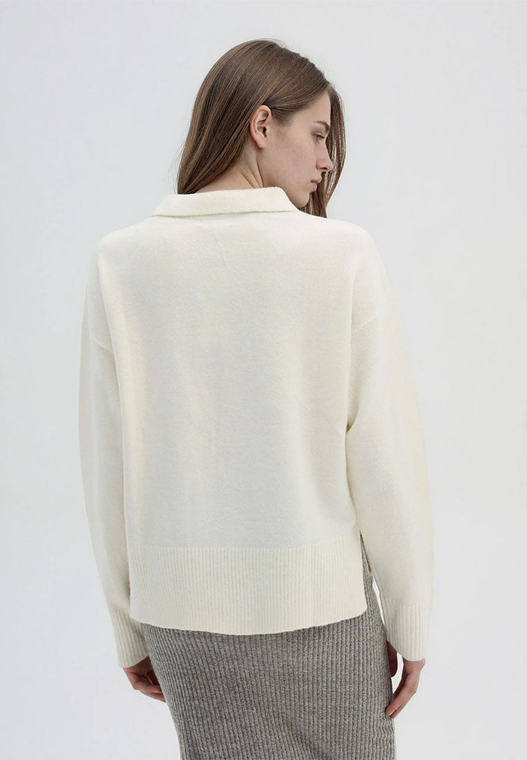 Women's Polo Neck Sweater